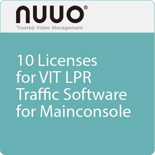 NUUO 10 Licenses for VIT LPR Traffic Software Dongle for Mainconsole