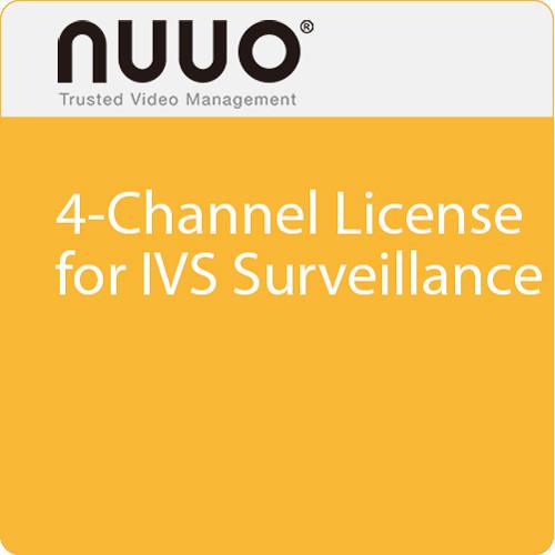 NUUO 4-Channel License for IVS Surveillance