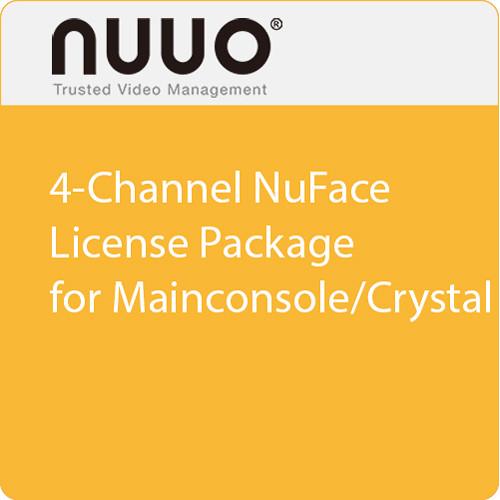 NUUO 4-Channel NuFace License Package for Mainconsole Crystal