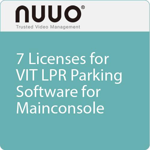 NUUO 7 Licenses for VIT LPR Parking Software Dongle for Mainconsole
