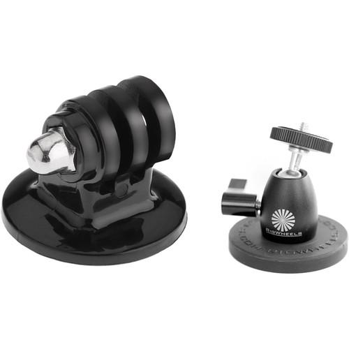 RigWheels RMH1 RigMount & 1 4"-20 GoPro-Type Tripod Adapter Kit