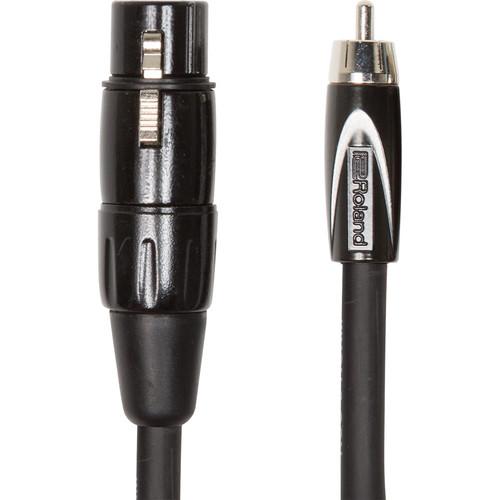 Roland Black Series XLR Female to RCA Interconnect Cable