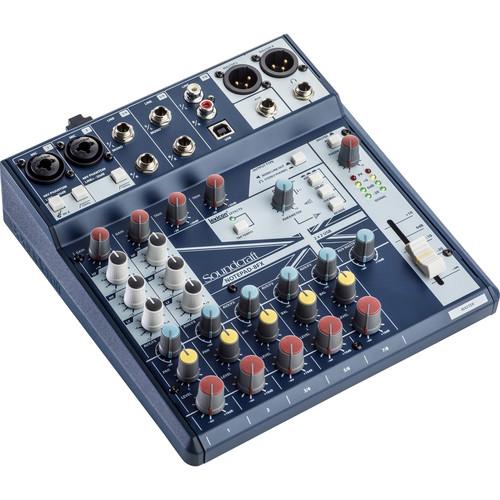 Soundcraft Notepad-8FX Small-Format Analog Mixing Console with USB I O and Lexicon Effects