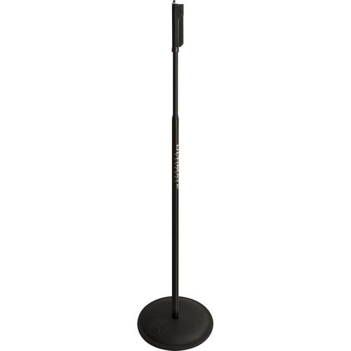 Ultimate Support Live Retro Series LIVE-MC-70B Mic Stand with One-Handed Height Adjustment and Round Weighted Base