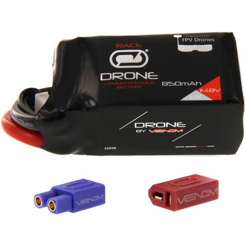 Venom Group 50C 850mAh 4S 14.8V FPV Drone Racing LiPo Battery
