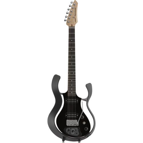 VOX Black Frame Electric Guitar with Semi-Gloss Black Body