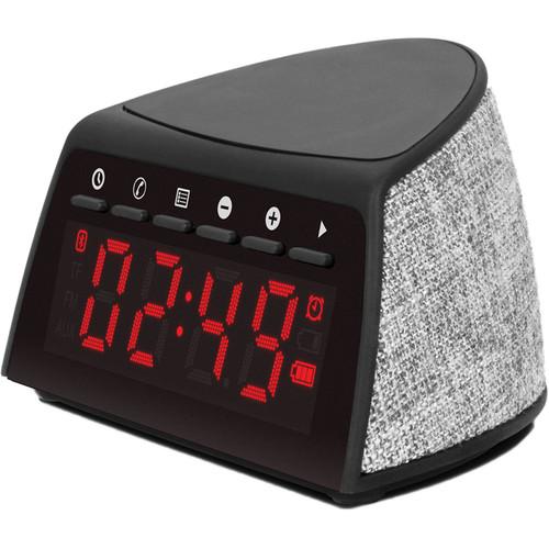 Aluratek ABQC01F Portable Bluetooth Alarm Clock Radio