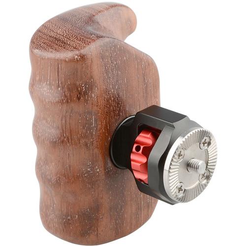 CAMVATE Right Hand Wood Handle Grip with ARRI Rosette Mount for Select DV and DSLR Camera Cages