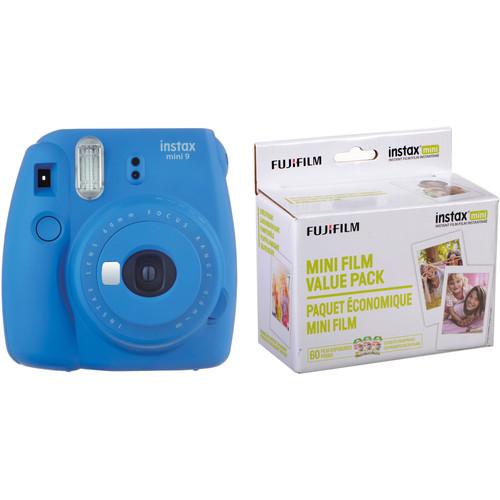 FUJIFILM INSTAX Mini 9 Instant Film Camera with Instant Film Kit