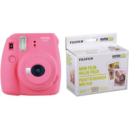 FUJIFILM INSTAX Mini 9 Instant Film Camera with Instant Film Kit