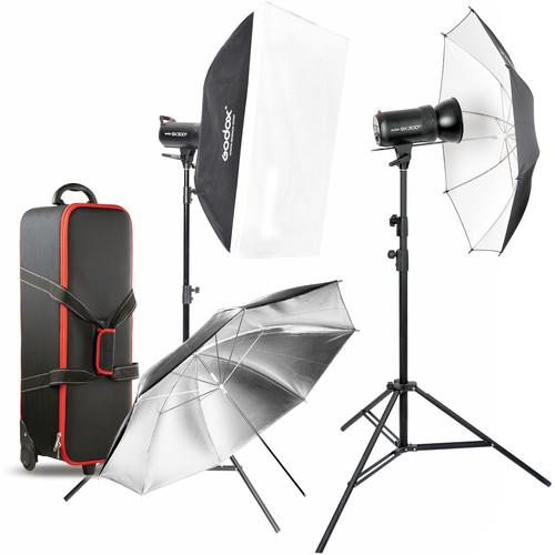 Godox SK300II 2-Light Studio Flash Kit