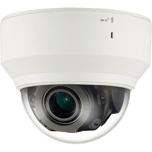 Hanwha Techwin WiseNet P Series 4K Network IR Dome Camera with Night Vision