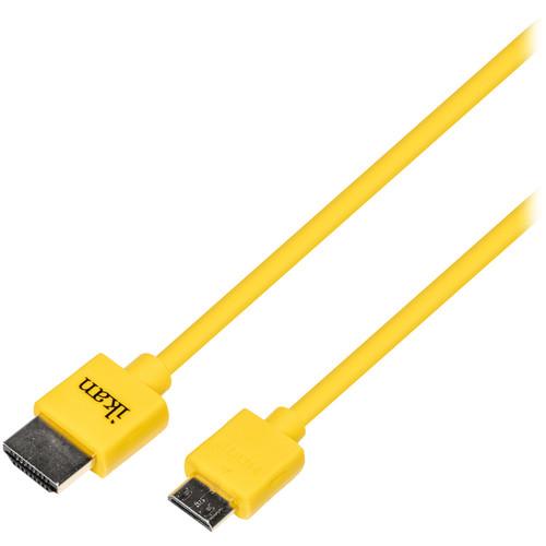 ikan Mini-HDMI to HDMI High-Speed Slim Cable