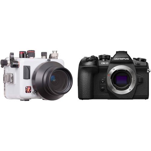 Ikelite 200DLM B Underwater Housing with TTL Circuitry and Olympus OM-D E-M1 Mk II Camera Body Kit