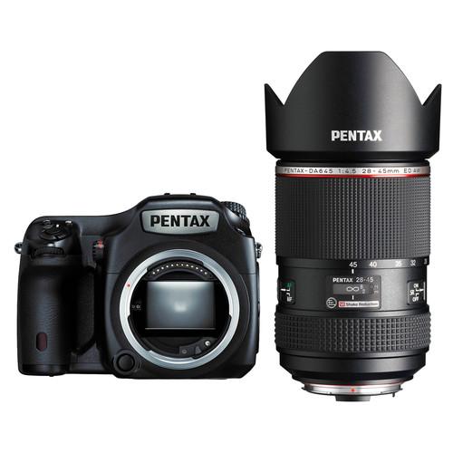 Pentax 645Z Medium Format DSLR Camera with 28-45mm Lens Kit