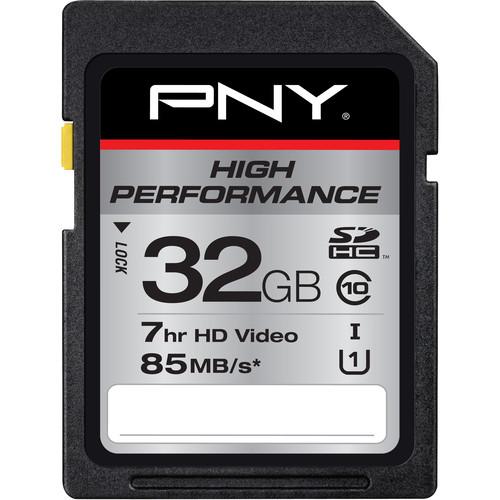 PNY Technologies 32GB High Performance UHS-I SDHC Memory Card