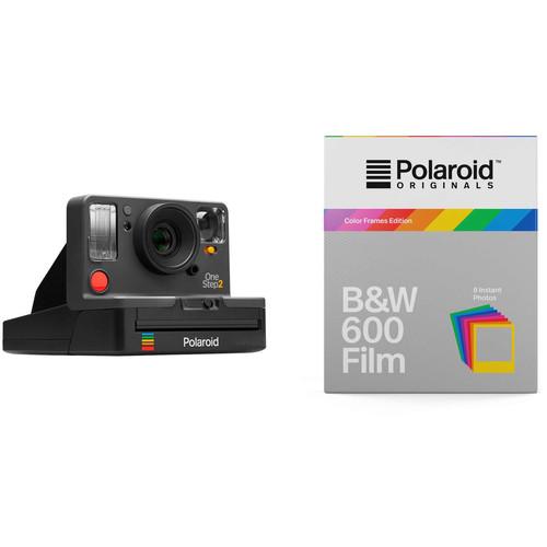Polaroid Originals OneStep2 VF Instant Film Camera with Black & White Color Frames Film Kit