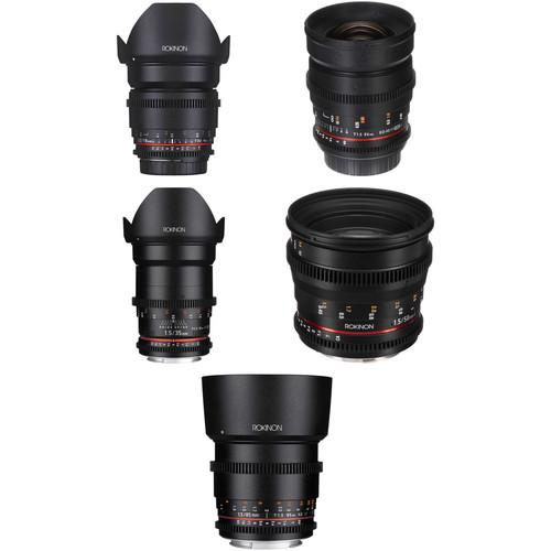 Rokinon Cine DS 5 Lens Kit with Canon EF Mount