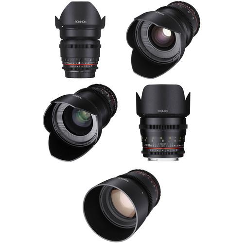 Rokinon Cine DS 5 Lens Kit with Nikon F Mount