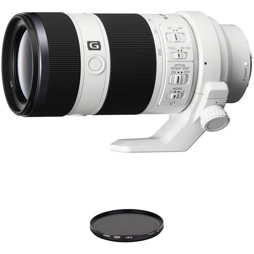 Sony FE 70-200mm f 4 G OSS Lens with Circular Polarizer Filter Kit