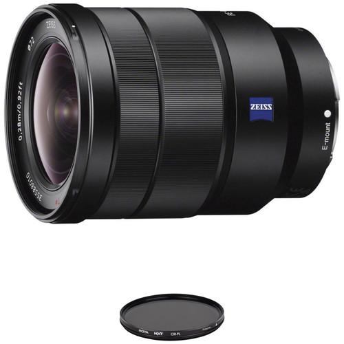 Sony Vario-Tessar T* FE 16-35mm f 4 Lens with Circular Polarizer Filter Kit
