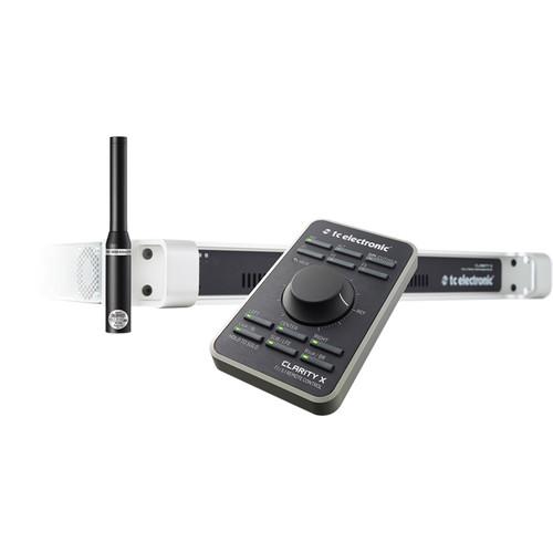 TC Electronic Clarity X Package - Monitor Controller with Rackmount Engine, Remote Controller, and Test Microphone