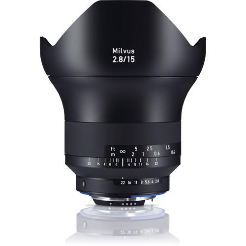 ZEISS Milvus 15mm f 2.8 ZF.2 Lens for Nikon F
