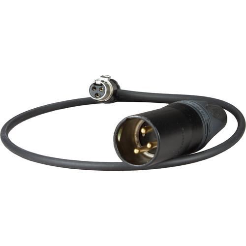 Ambient Recording 3-Pin XLR Male to Short Right Angle TA3F Adapter Cable