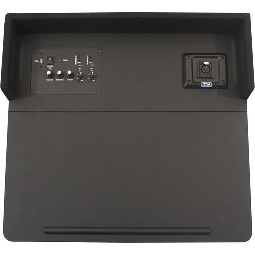 Anchor Audio ACL2-U4 Acclaim Tabletop Lectern with Two Built-In Dual Wireless Microphone Receivers