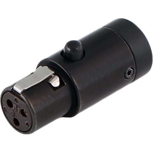 Cable Techniques CT-LPS-TA3-180-K LPS Low-Profile Mini-XLR 3-Pin Female Connector