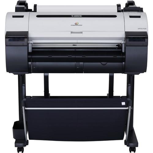 Canon imagePROGRAF iPF670E 24" Large-Format Inkjet Printer with ST-26 Stand Kit