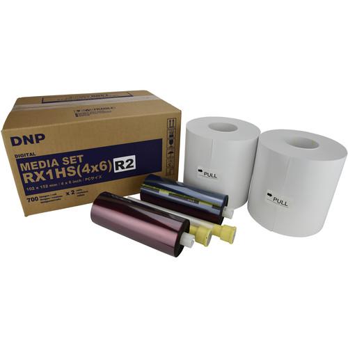 DNP 4 x 6" Single Perforated Media Set for DS-RX1HS Printer