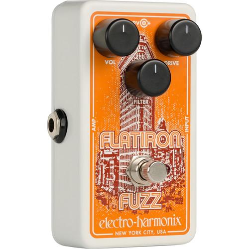 Electro-Harmonix Flatiron Fuzz Distortion Pedal for Electric Guitars