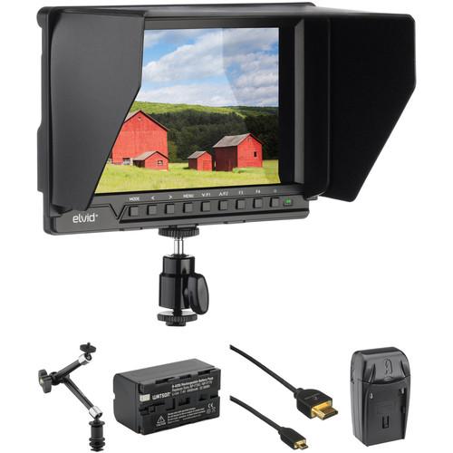 Elvid 7" 4K On-Camera Monitor with