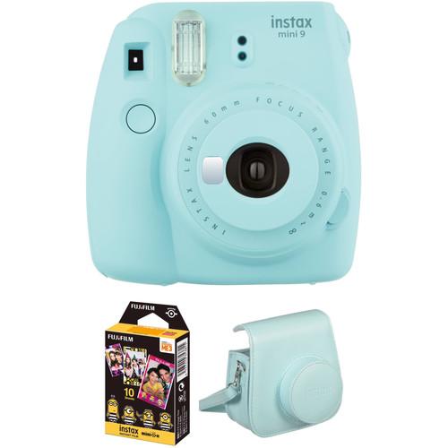 FUJIFILM INSTAX Mini 9 Instant Film Camera with Instant Film and Case Kit