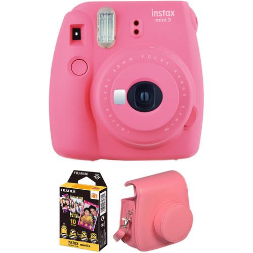 FUJIFILM INSTAX Mini 9 Instant Film Camera with Instant Film and Case Kit
