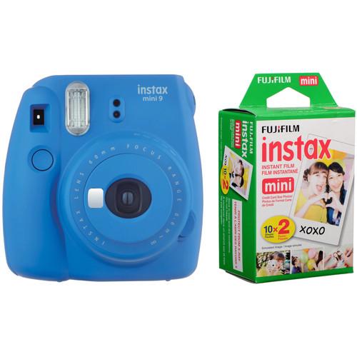 FUJIFILM INSTAX Mini 9 Instant Film Camera with Instant Film Kit