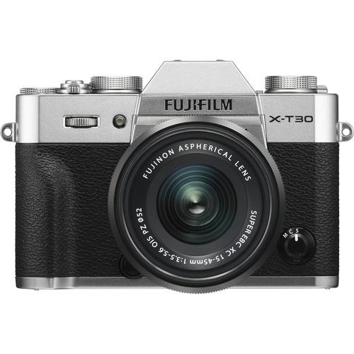 FUJIFILM X-T30 Mirrorless Digital Camera with 15-45mm Lens