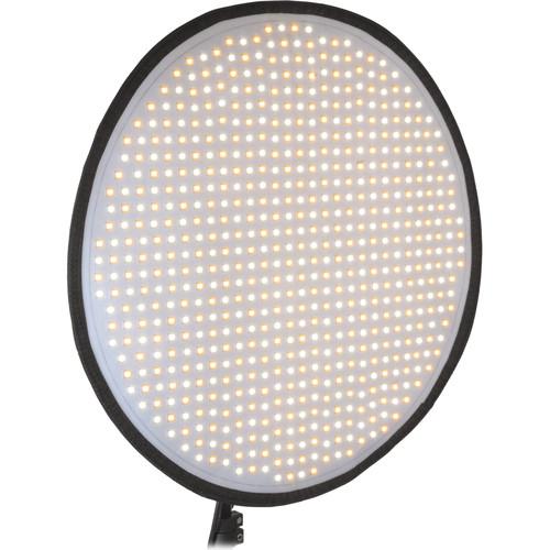 Genaray PortaSun Round Flexible Bi-Color LED Light with Softbox and Grid