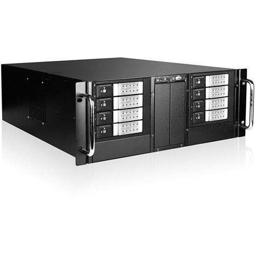 iStarUSA D410-DE8SL 4U 10-Bay Stylish Storage Server Rackmount 8x3.5" Trayless Hotswap Chassis Kit