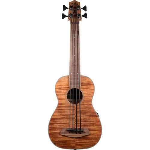 KALA UBASS-EM-FS LH Exotic Mahogany Acoustic-Electric U-Bass