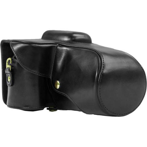 MegaGear Ever Ready PU Leather Case for Nikon D5300 with 18-55, 18-135, or 18-200mm VR Lens