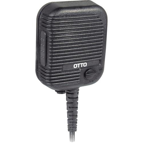 Otto Engineering Evolution Speaker Mic with Coil Cord, Volume Control, and 3.5mm Earphone Jack with Bottom Connector