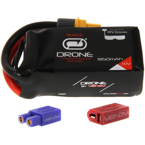 Venom Group 75C 850mAh 3S 11.1V FPV Drone Racing LiPo Battery