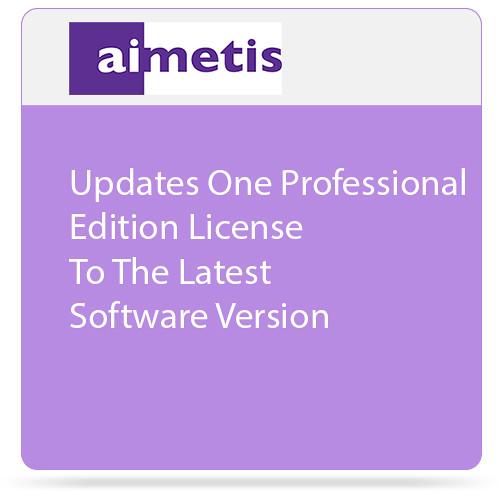 aimetis One Symphony 7 Professional Edition License Update to Latest Software Version