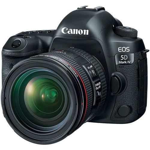 Canon EOS 5D Mark IV DSLR Camera with 24-70mm f 4L Lens