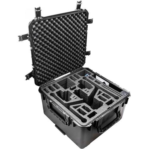 CasePro Wheeled Hard Case for DJI Inspire 2 Quadcopter in Landing Mode