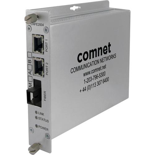 COMNET Single Mode 1310 1550nm AC DC Power Media Converter