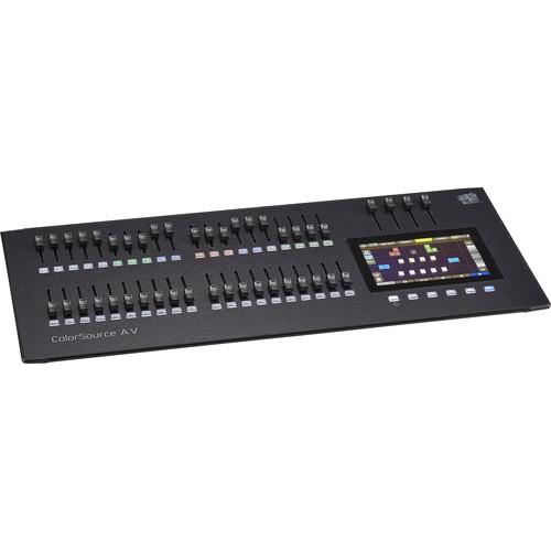 ETC 40-Fader ColorSource AV Console with Network, Audio, and Video
