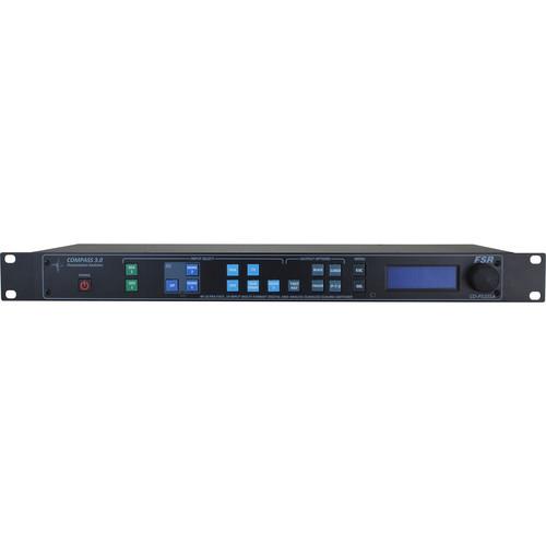 FSR Compass 3.0 11 x 4 Presentation Switcher with 3G-SDI and HDBaseT Inputs Outputs and Audio